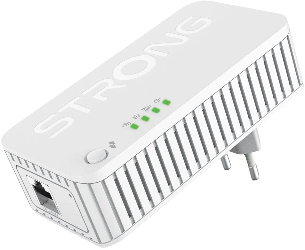 Strong Powerline adapteris su LED indikacija