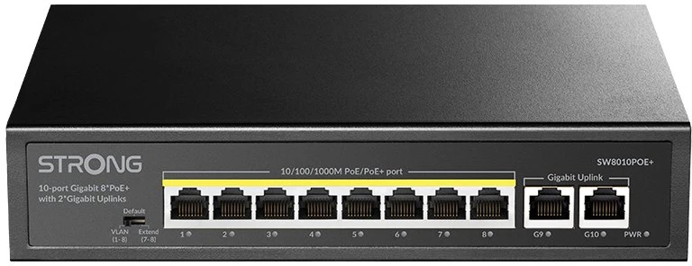 Šakotuvas Strong Stiprus SW8010POE+