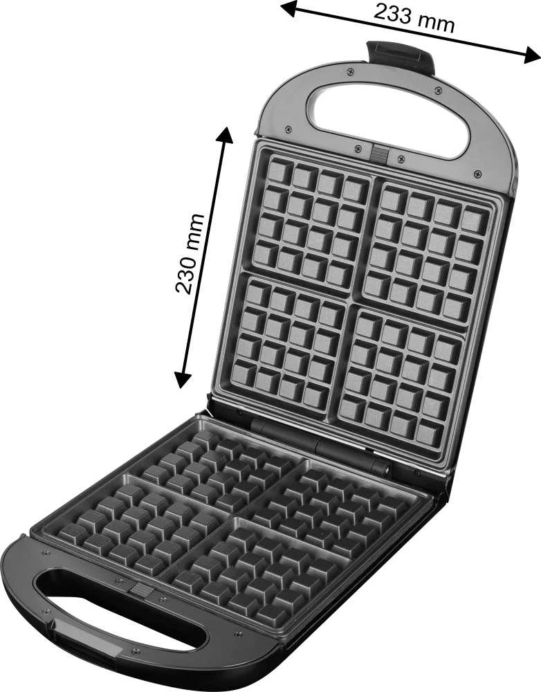 Sumuštinių keptuvas Vaflinė ECG S 4310 QUATTRE