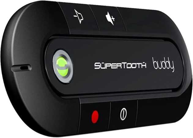 Supertooth Buddy, 128 x 149 x 13 mm, Wireless, 2.0+EDR, Juodas, 20 h, 1000 h