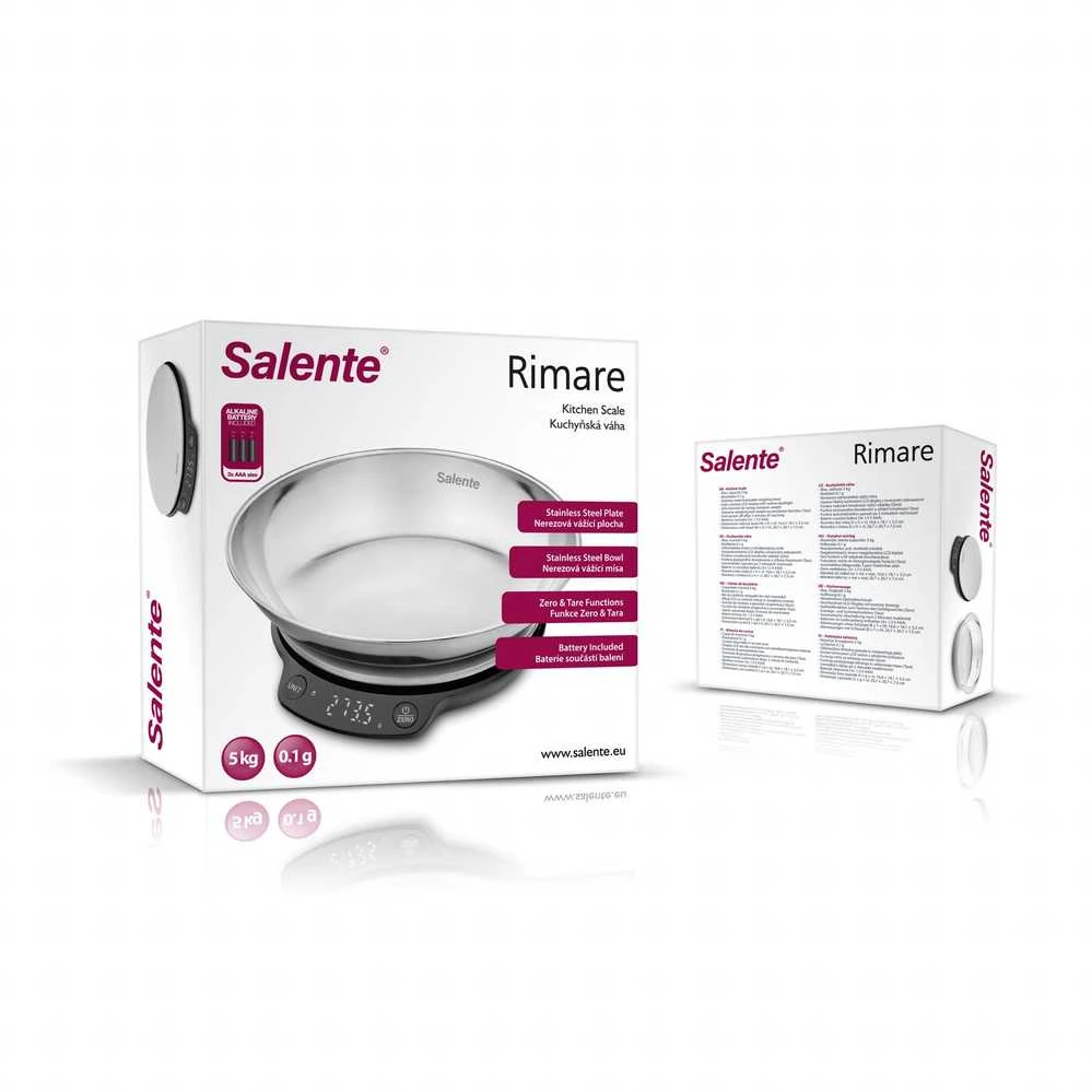 Virtuvinės svarstyklės Virtuvinės svarkitlės Evolveo Salente Rimare waga kuchenna 5kg nerūdijančio plieno peilis/peilis
