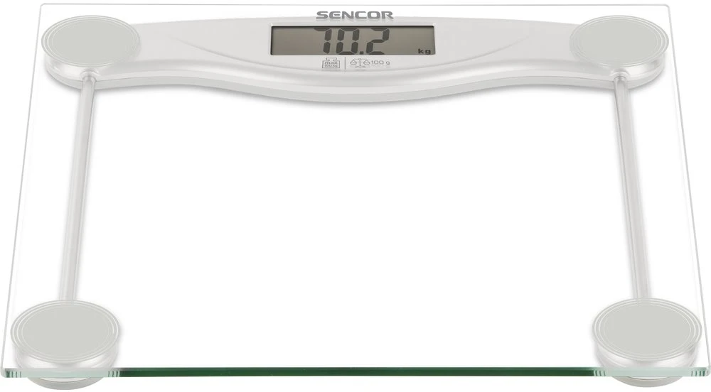 Virtuvinės svarstyklės Sencor elektroninės kūno masės svarstyklės 150kg,SBS113SL