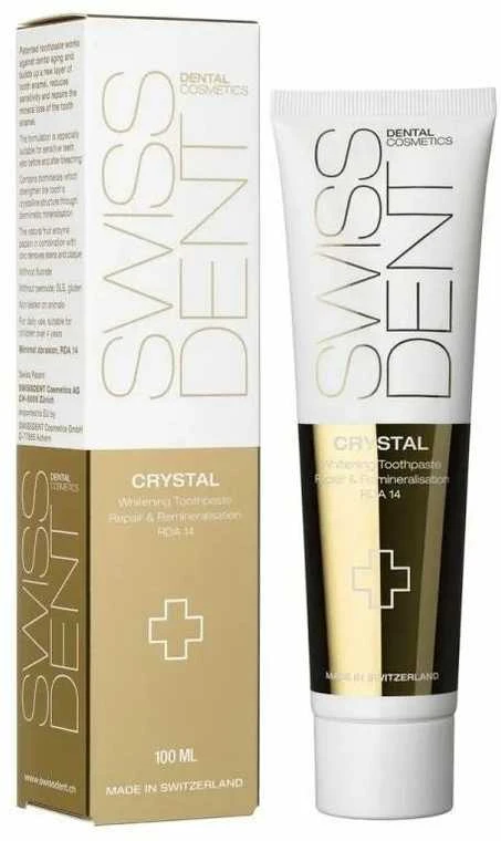 "Swissdent Crystal Repair - Whitening" dantų kremas 100ml