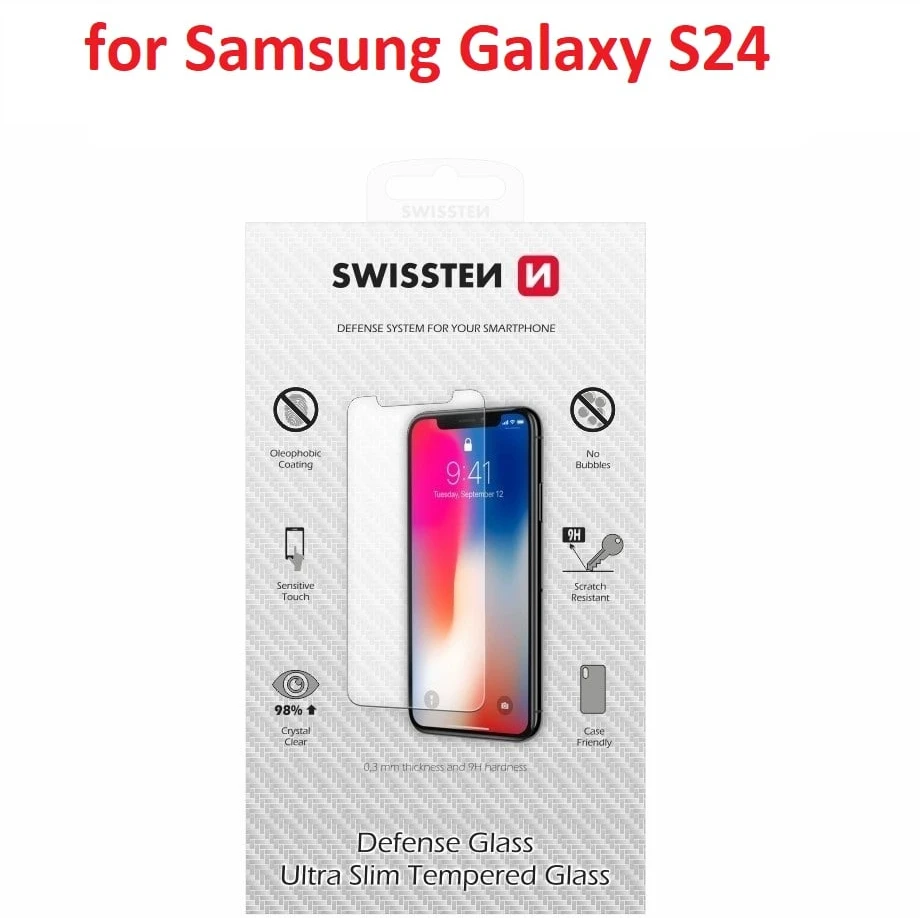 SWISSTEN Apsauginis grūdintas stiklas 2.5D, skirtas SAMSUNG S911 GALAXY S24 5G