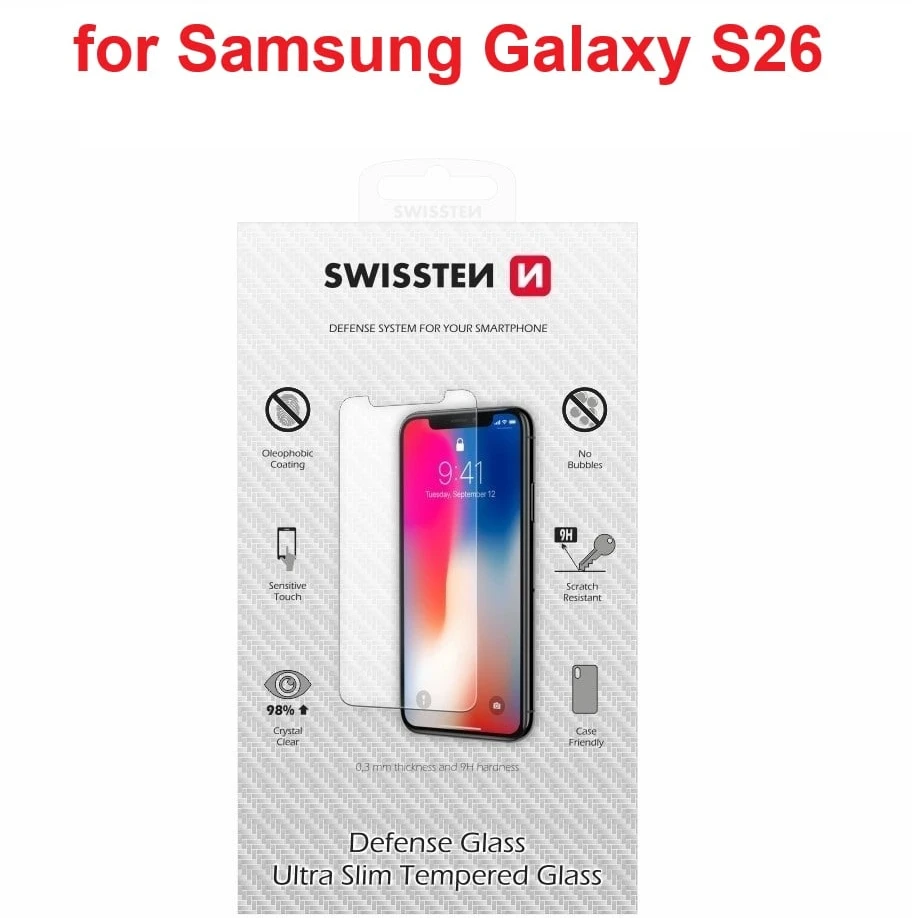 Swissten Ultra Slim Tempered Glass for Защитное Стекло для Samsung Galaxy S26