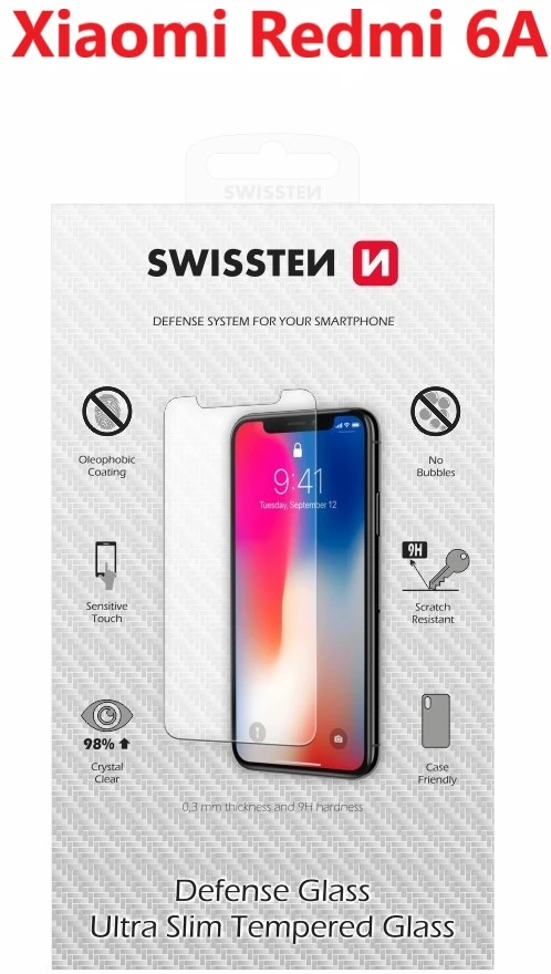 SWISSTEN Apsauginis grūdintas stiklas 2.5D skirtas XIAOMI REDMI 6A