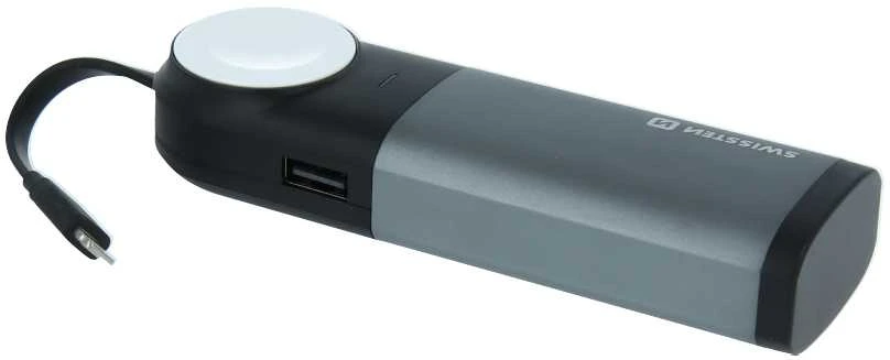 Swissten 2in1 Apple Watch MFi Power Bank 6700 mAh
