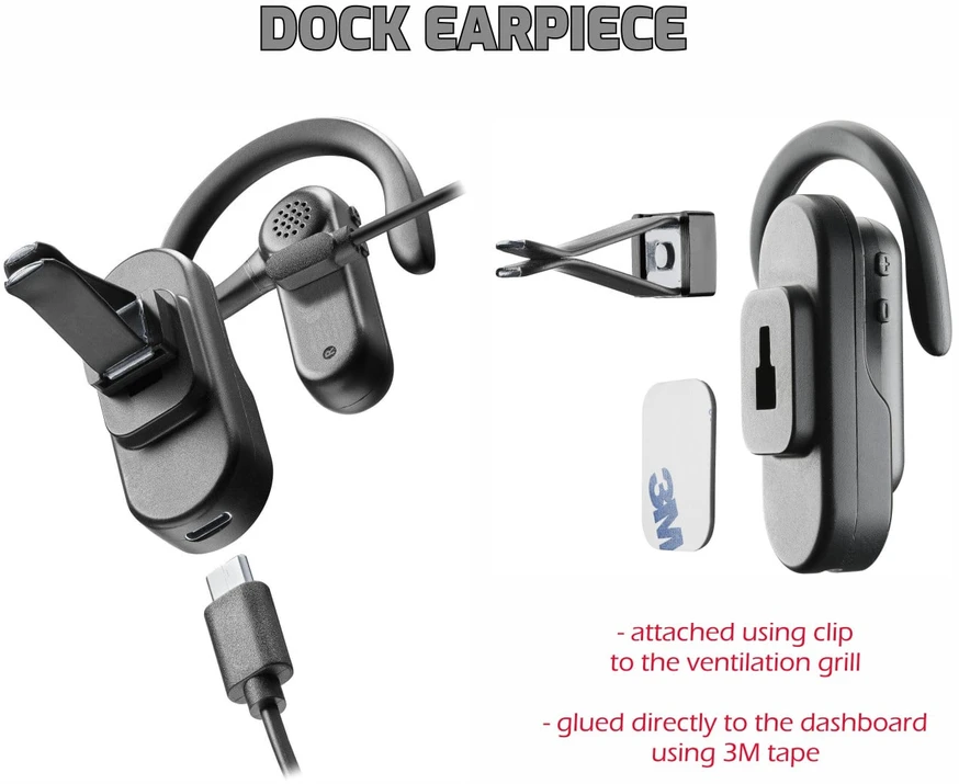 Ausinės Swissten Dock Earpiece Juodas (51204000)