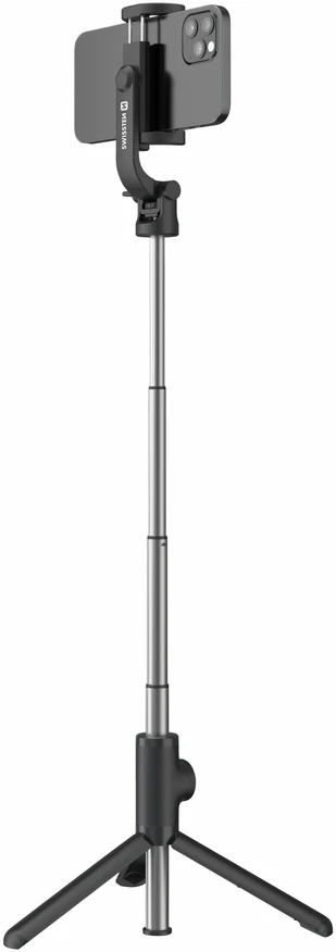 Swissten „Bluetooth“ „selfie Stick“ aliuminio trikojis Pro