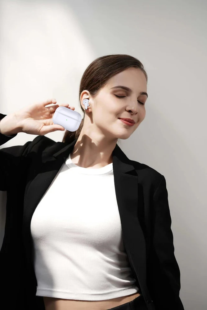Swissten Ausinės Sourcing Mini Podss Baltas (54200200)