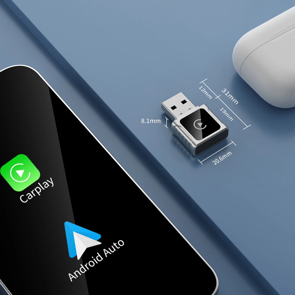 „Swissten CarLink“ adapteris (Apple CARPLAY/ANDROID AUTO) / „Bluetooth“ / USB-A/C