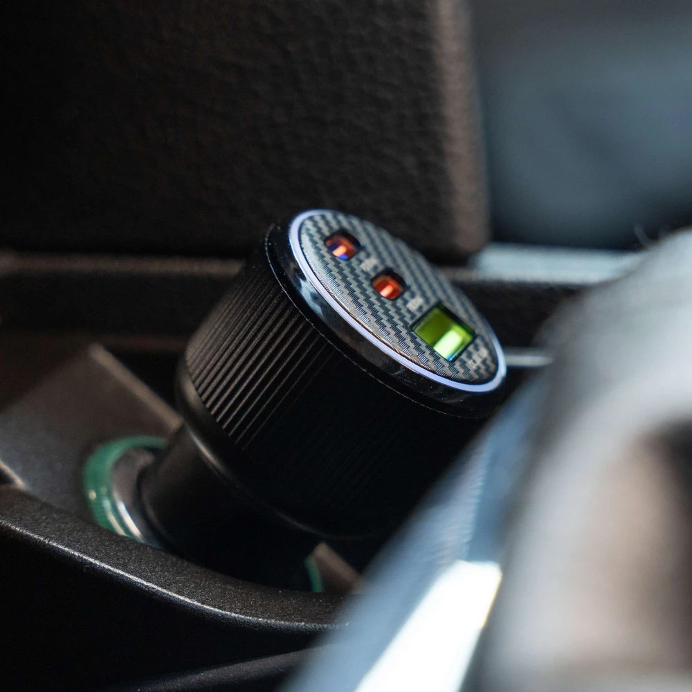 Įkroviklis Swissten Car Charger 2x USB-C PD / USB / 95W