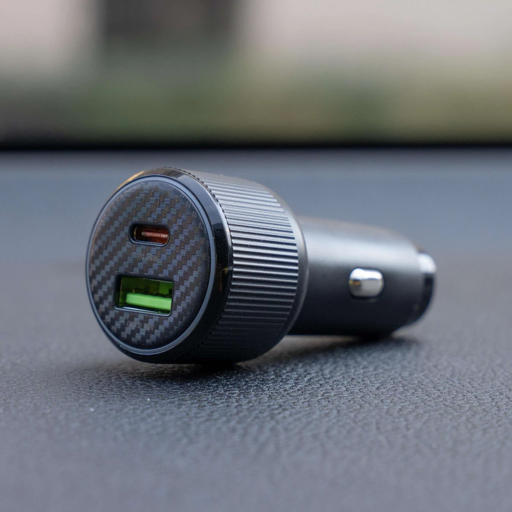 Įkroviklis Swissten Swissten Car Charger USB-C PD / USB 63W