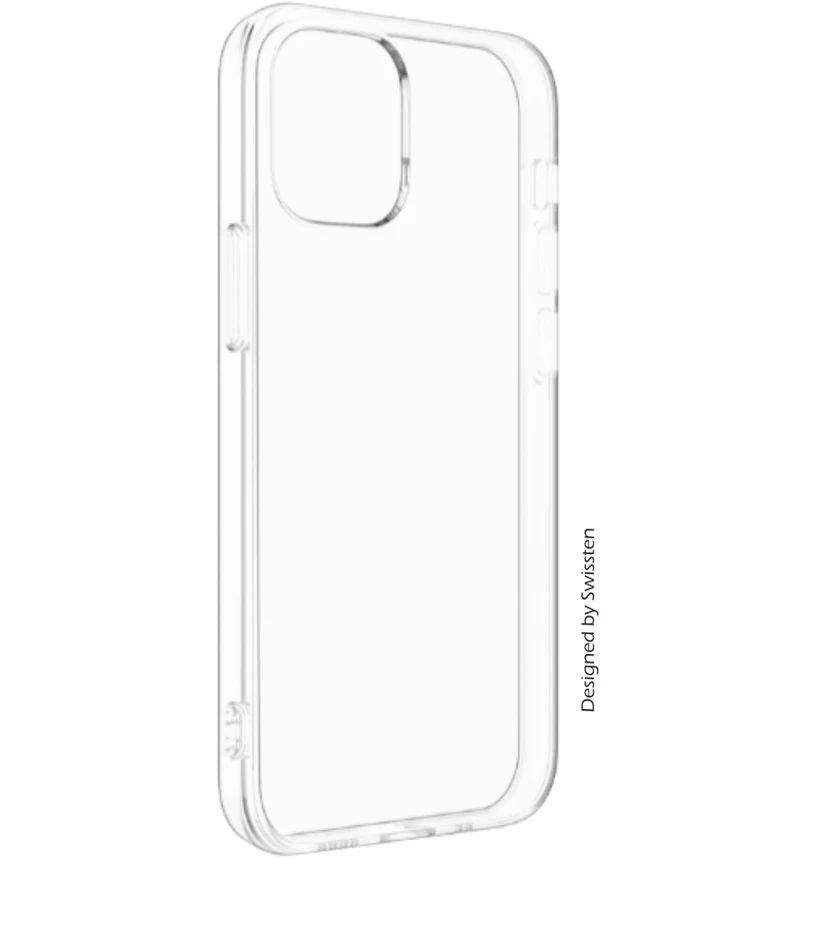 Dėklas „Swissten Clear Jelly Case“, skirtas „Apple iPhone 15 Plus“.