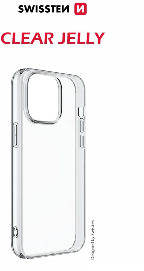 „Swissten“ skaidrus želė dėklas, skirtas „Apple iPhone 16e“ – permatomas