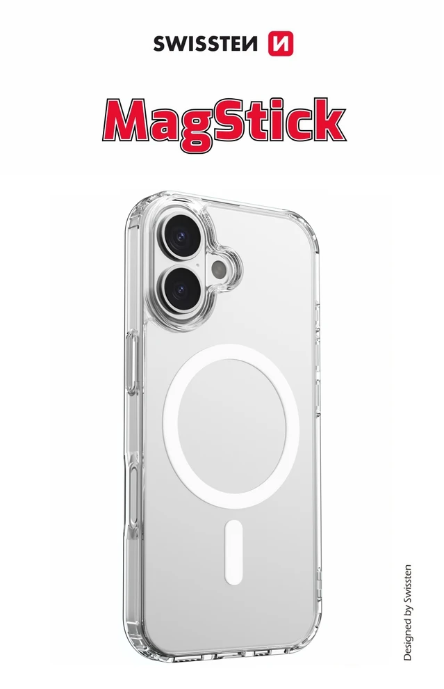 „Swissten“ skaidrus želė dėklas, skirtas „Apple iPhone 17“ – permatomas