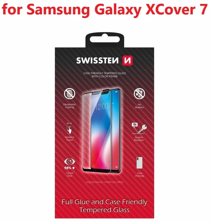 Swissten viso veido grūdintas stiklas, skirtas Samsung Galaxy X Cover 7