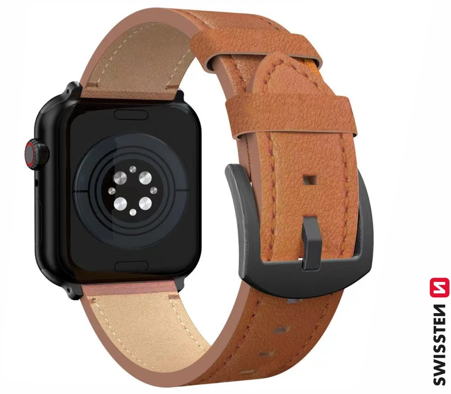 SWISSTEN Odinis dirželis, skirtas Apple Watch 4