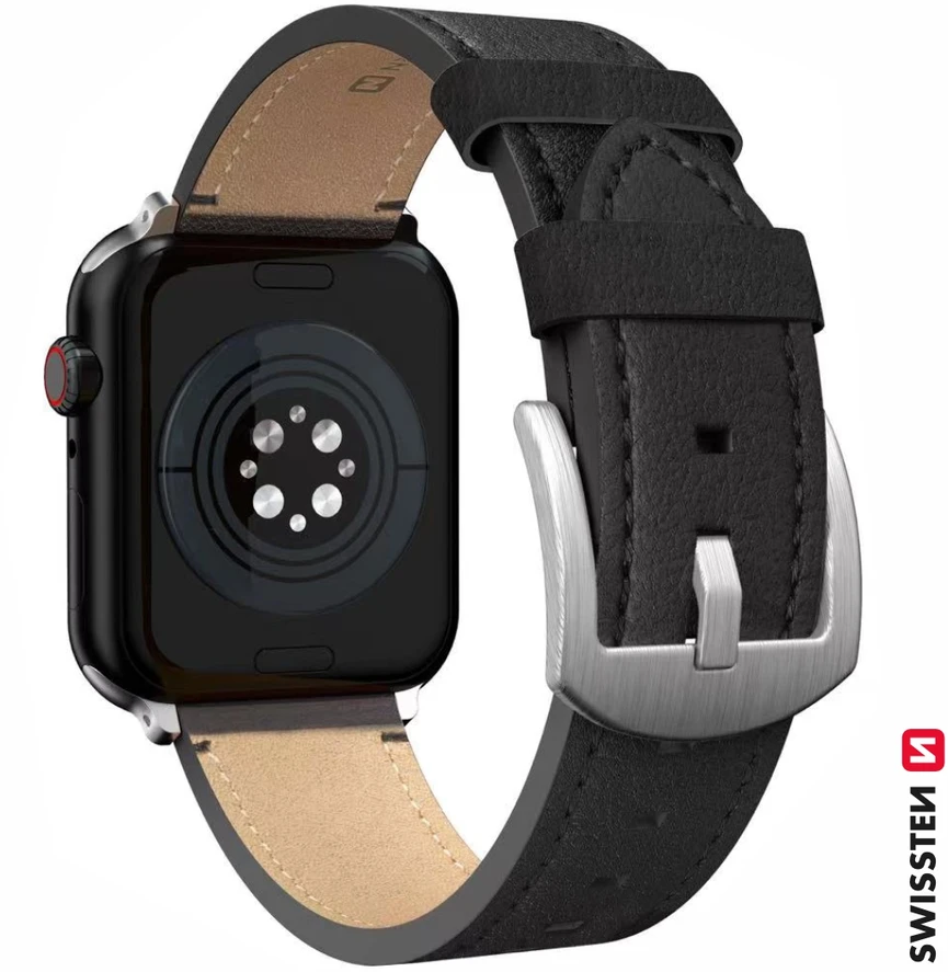 SWISSTEN Odinis dirželis, skirtas Apple Watch 4