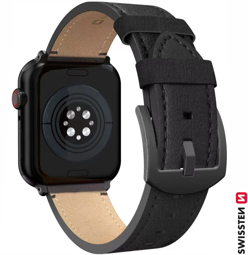 SWISSTEN Odinis dirželis, skirtas Apple Watch 4
