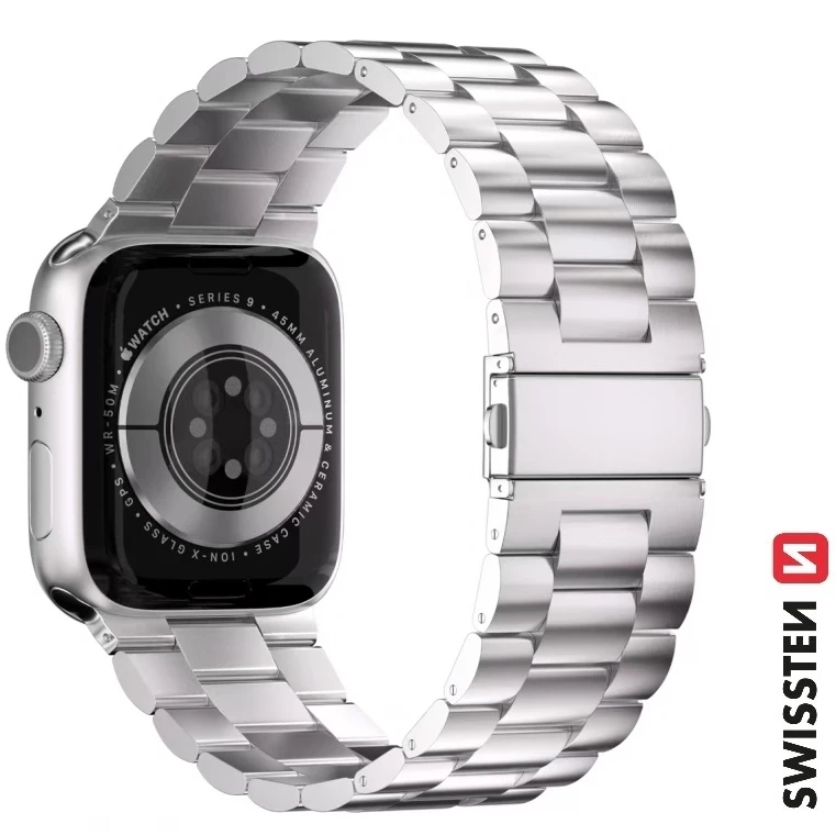 Swissten metalinis dirželis, skirtas Apple Watch 1/2/3/4/5/6/SE / 40 mm / 42 mm