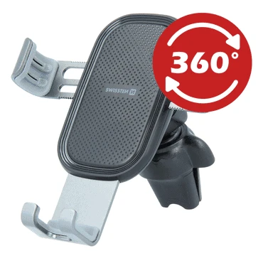 Swissten Automobilinis laikiklis gravity for ventilation groteles / cloud Type G1-AV3 juoda