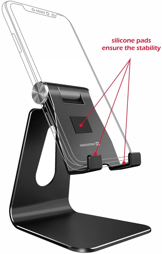 SWISSTEN Aliuminio telefono stovas