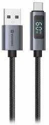 „Swissten LCD“ USB-A–USB-C laidas