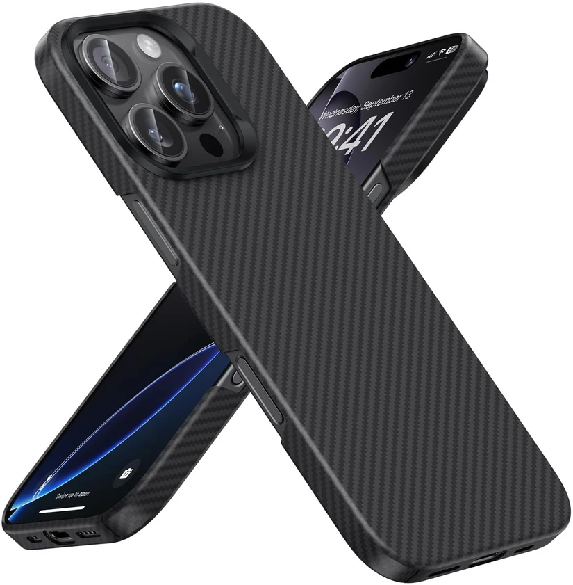 Dėklas SWISSTEN MagCarbon pouzdro pro Samsung Galaxy S24 5G juoda