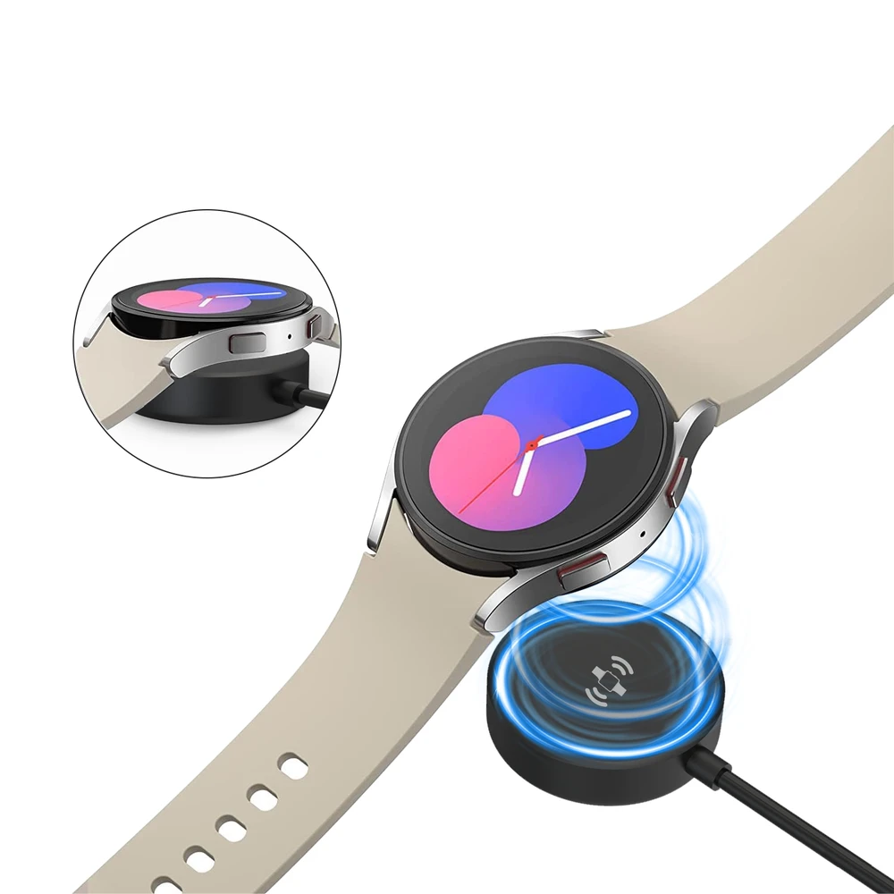„Swissten“ belaidis magnetinis įkroviklis, skirtas „Samsung Galaxy Watch“ laikrodžiui, USB-C, 1,2 m