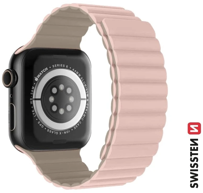 Swissten silikoninė magnetinė apyrankė, skirta Apple Watch 38/40 mm