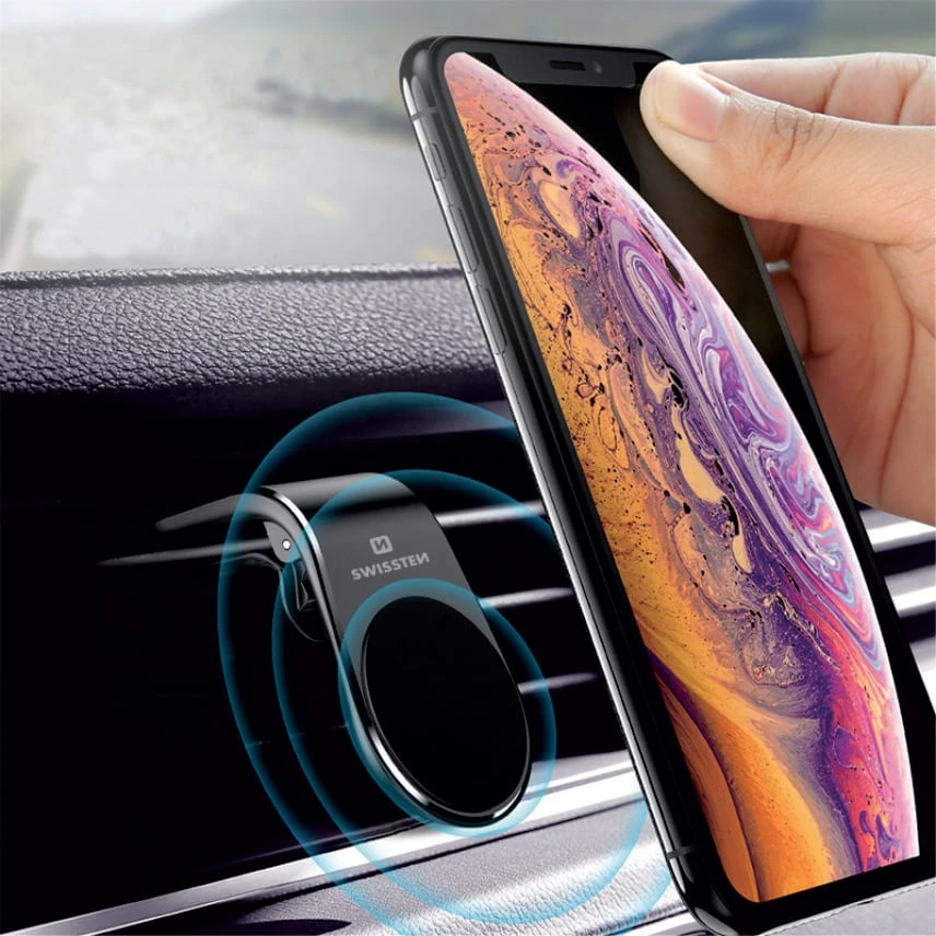 Swissten Easy Mount universalus automobilio oro ventiliacijos laikiklis prietaisams