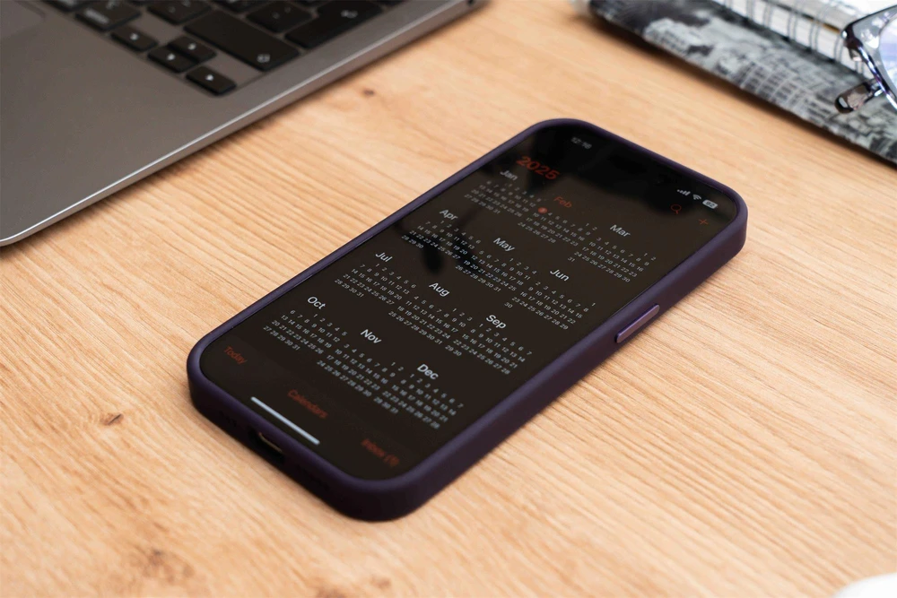 SWISSTEN MagStick FLEX dėklas Apple iPhone 14 Plus violetinis