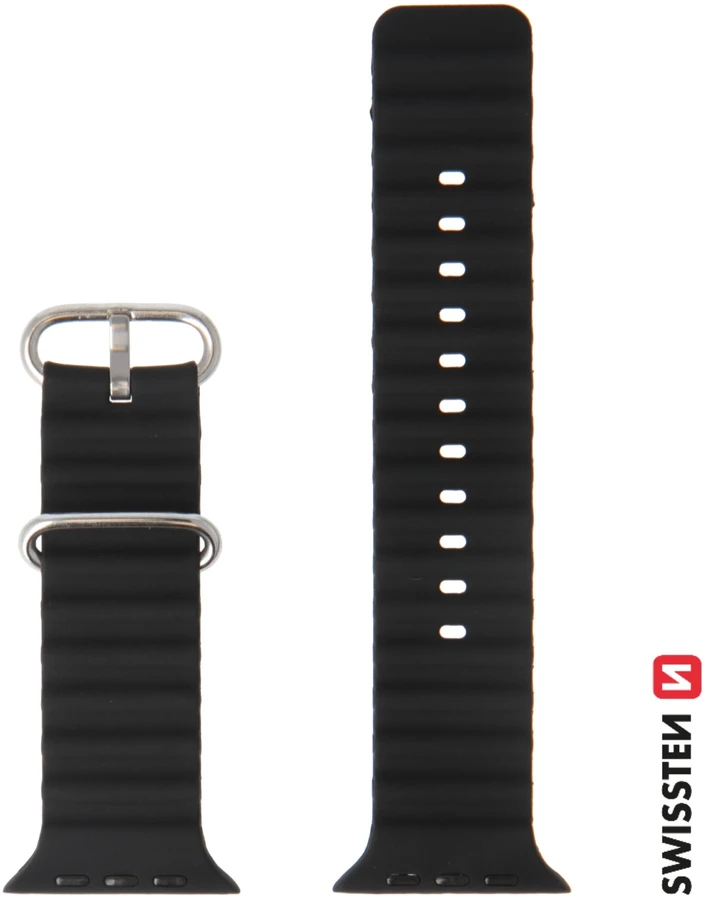 Swissten Marine silikoninė apyrankė, skirta Apple Watch 42/44/45/49 mm