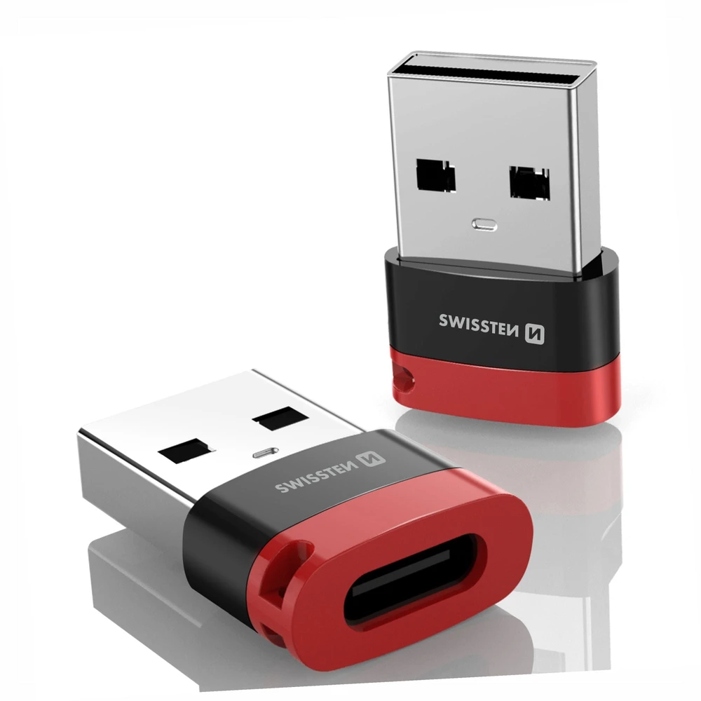 „Swissten DataGUARD“ įkrovimo adapteris su duomenų blokavimu, USB-A–USB-C