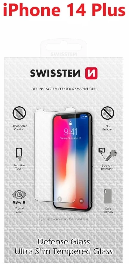 Swissten Grūdintas stiklas dla Apple iPhone 14 Plus RE 2,5D