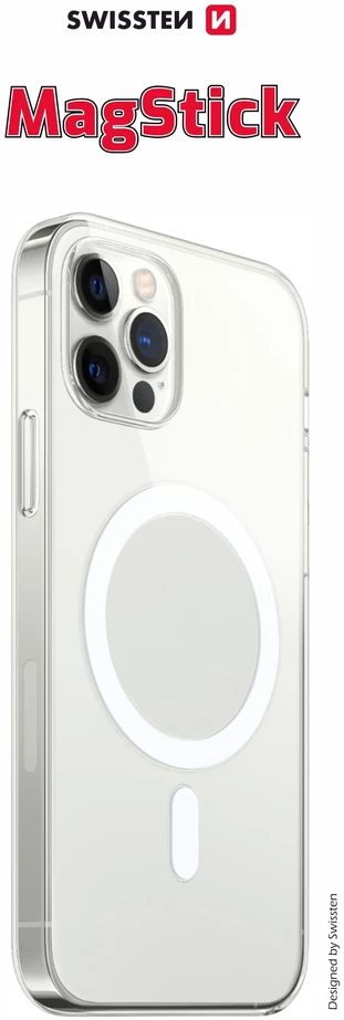 Dėklas Swissten Clear Jelly MagStick iPhone 14 Pro Max skaidrus
