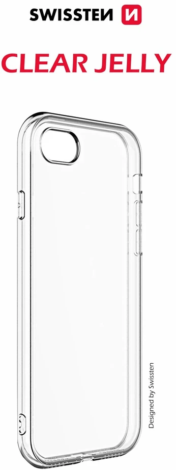 Phone Accessories Swissten Silicon Jelly apsauginis dėklas iPhone 7/8/SE 2 Skaidrus