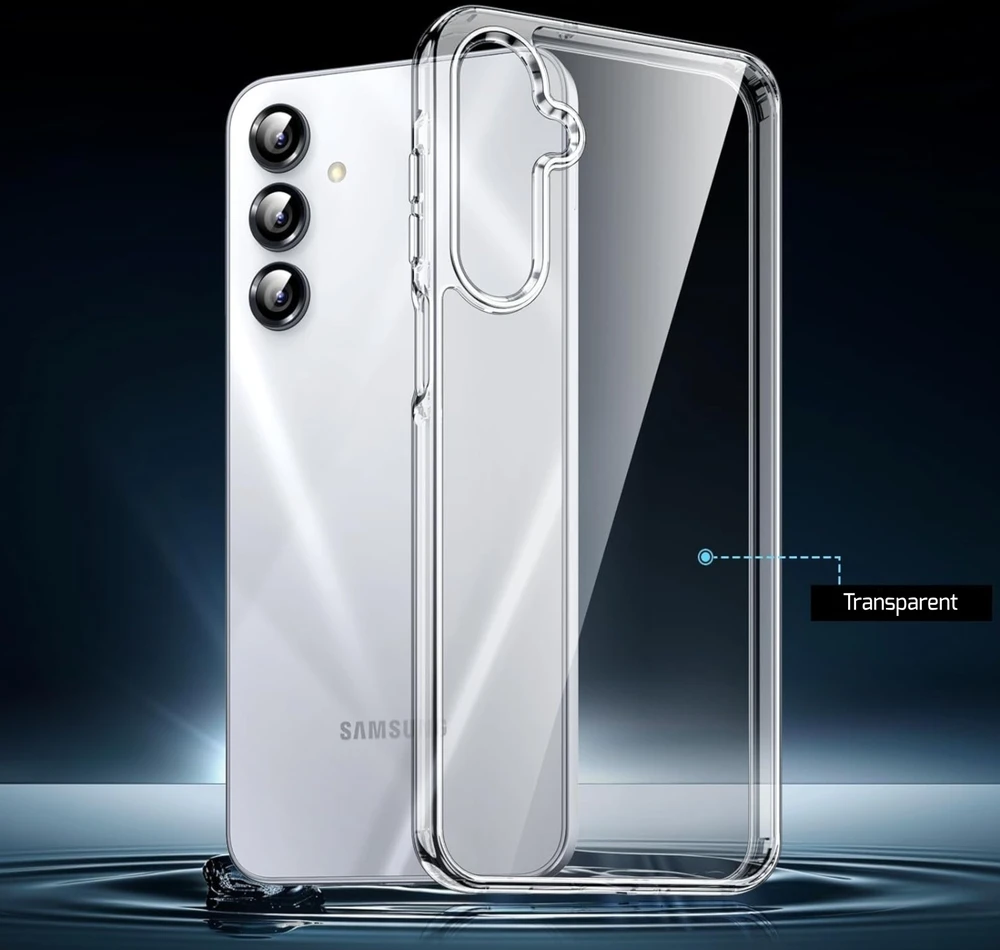 „Swissten“ skaidrus želė dėklas, skirtas „Samsung Galaxy A57 5G“.