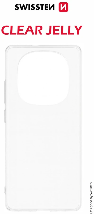 „Swissten“ skaidrus želė dėklas, skirtas „Xiaomi Redmi Note 15 Pro Plus 5G“