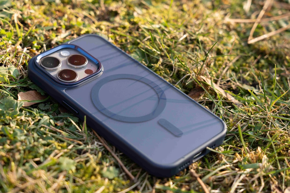 SWISSTEN MagStick FLEX dėklas, skirtas Apple iPhone 14 Pro mėlynas