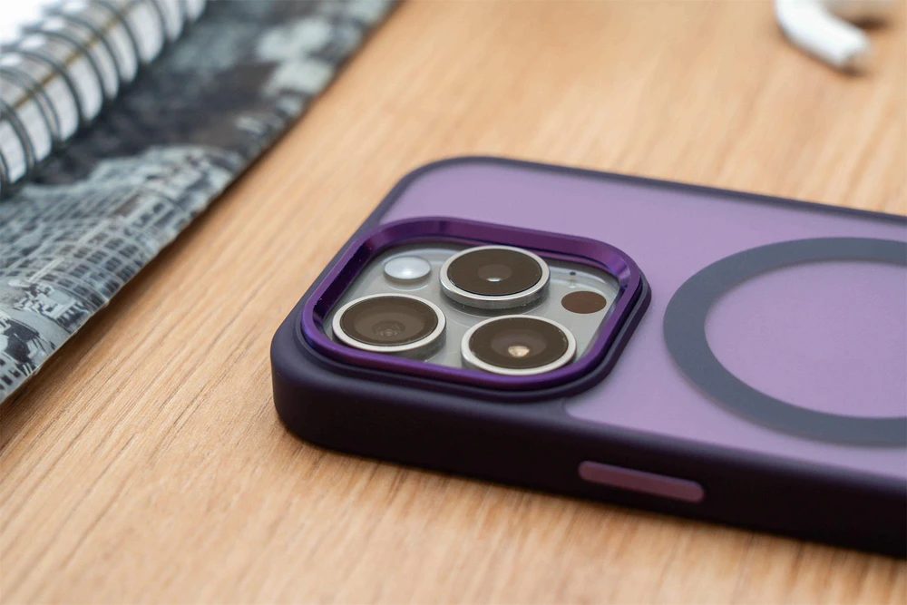 SWISSTEN MagStick FLEX dėklas, skirtas Apple iPhone 13 Mini violetinis