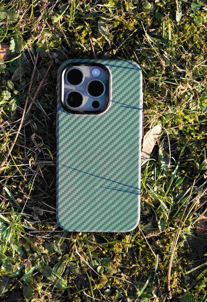 SWISSTEN MagStick SHELL dėklas Apple iPhone 15 Pro Max žalias