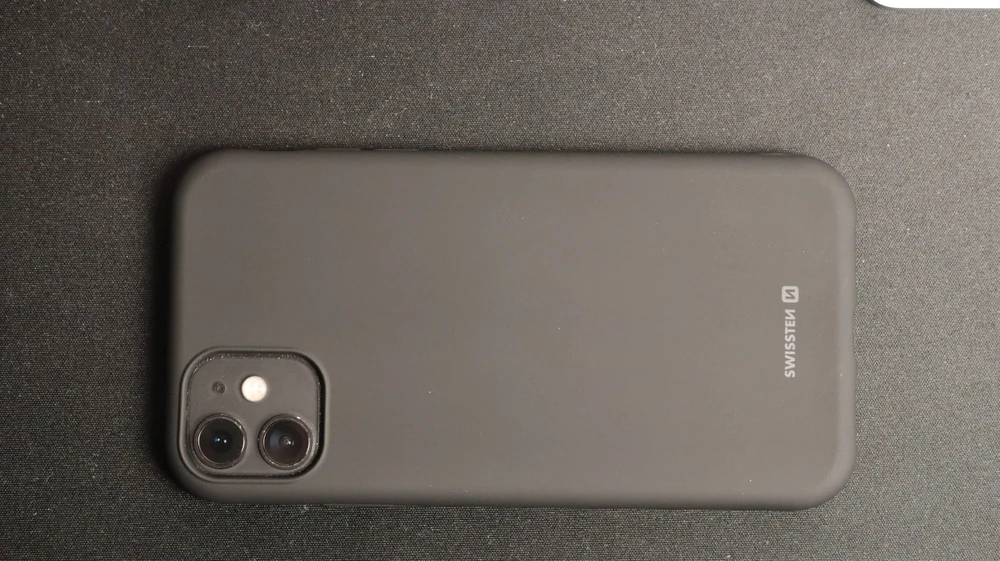 Dėklas Phone Accessories Husa dangtelis Swissten Silicon Soft Joy, skirtas iPhone 11, juodas