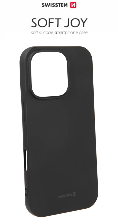 Swissten Soft Joy Dėklas skirtas Iphone 16 Pro Max Juodas