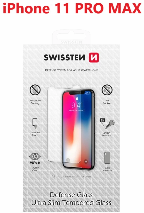 Swissten Tempered Glass Premium 9H ekrano apsauga Apple iPhone 11 Pro Max