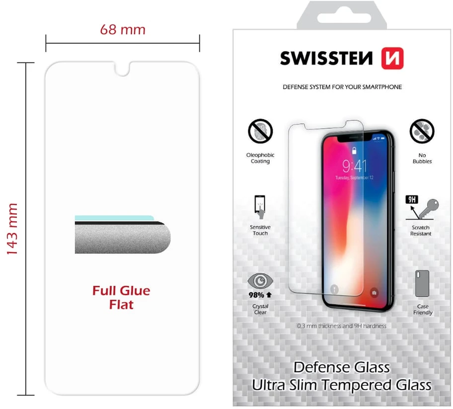 Swissten Tempered Glaas Premium 9H ekrano apsauga Xiaomi Redmi Note 8 Pro