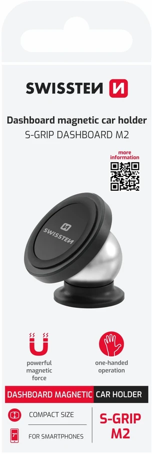 Swissten Magnetic laikiklis S-GRIP M2 automobiliui