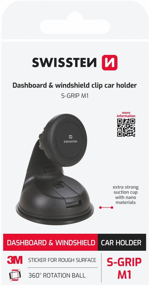 Swissten Magnetinis laikiklis S-GRIP M1 automobiliui