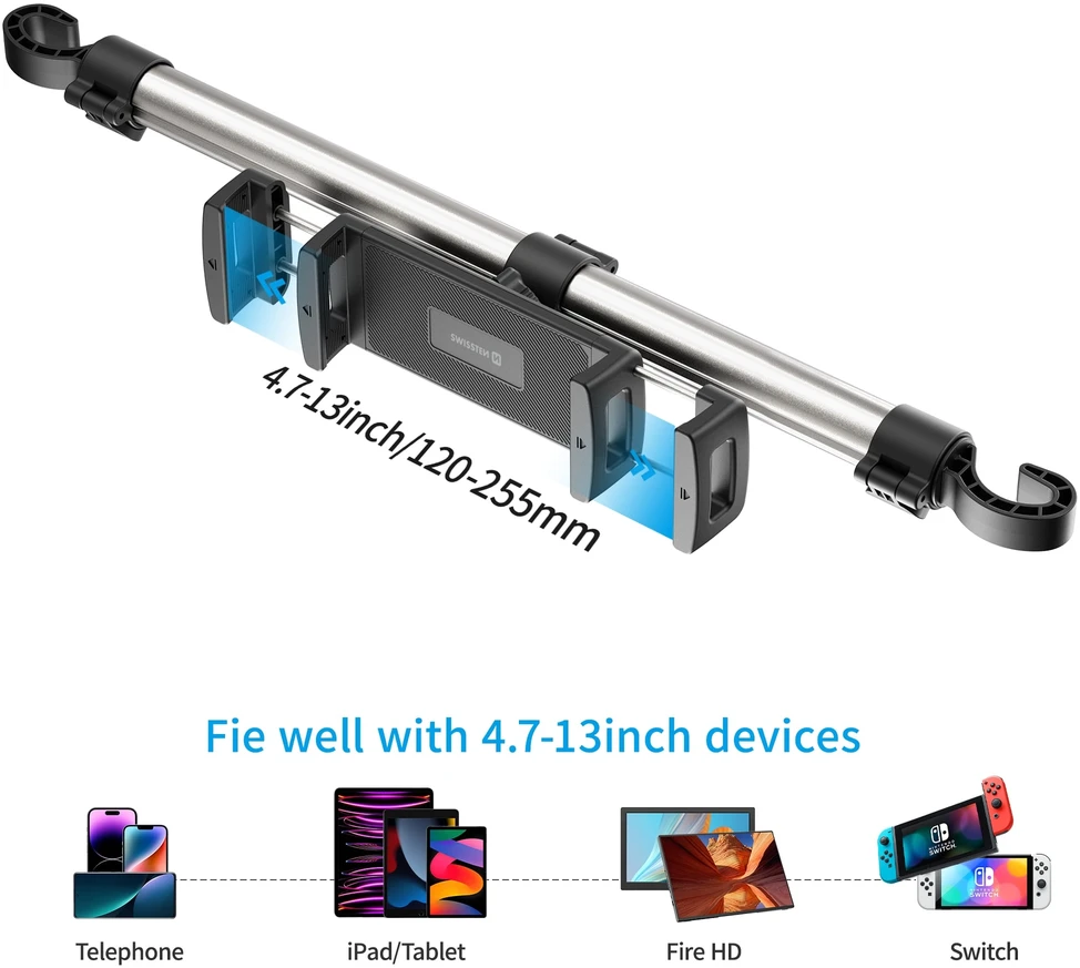 Laikiklis Swissten Swissten S-GRIP T2-MOP Car Holder For Planšetė